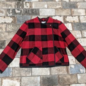D&Co. Size 14 Buffalo Plaid Jacket